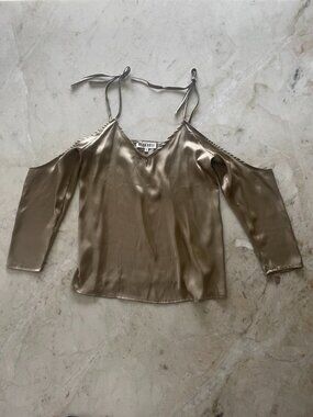 Neon Rose Women's Gold Blouse